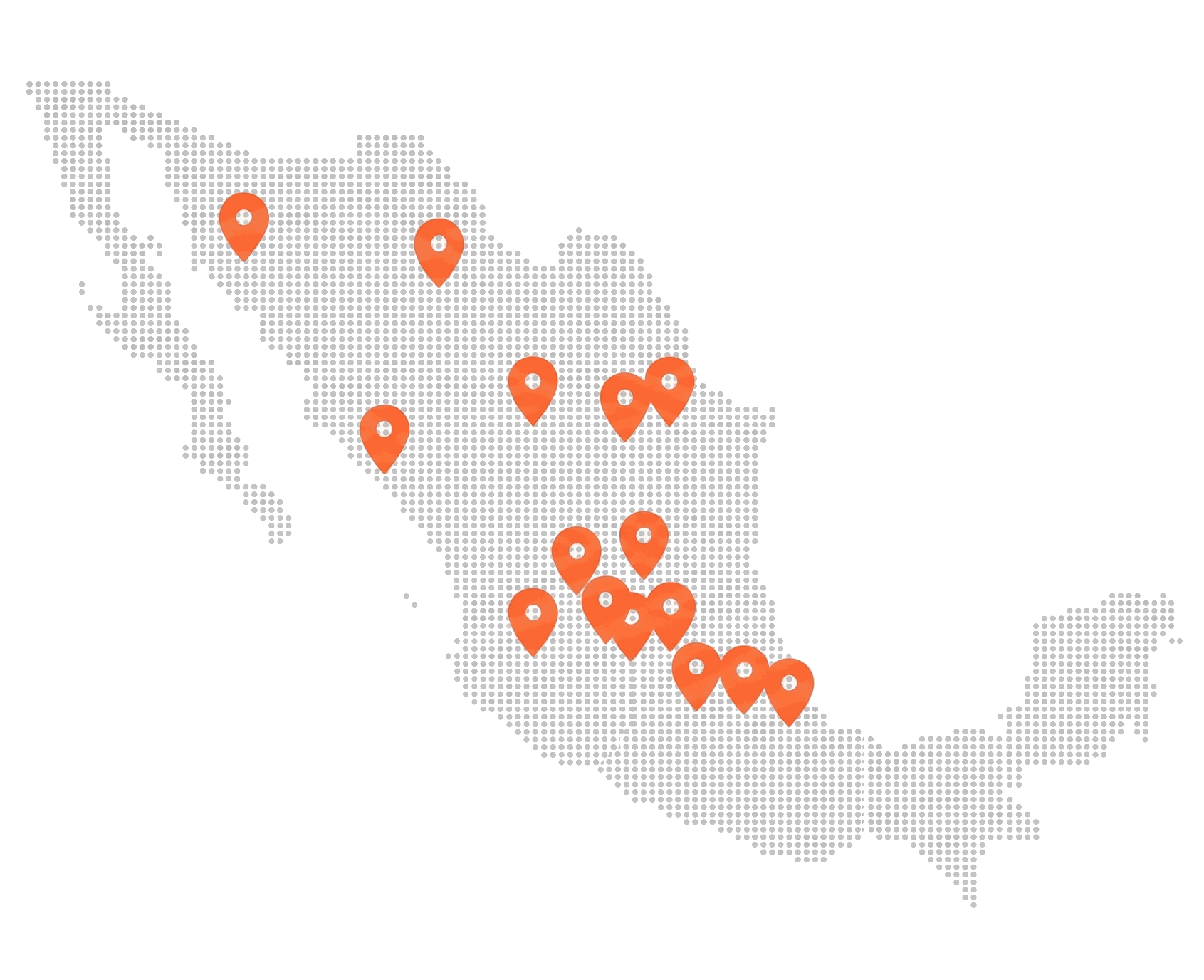 Mapa de cobertura en México